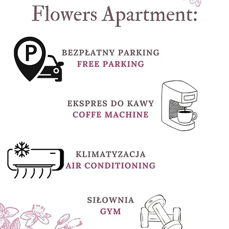 Towarowa Flowers Apartment, Free Parking, Air-conditioning, Self Check-in 24h * 포즈난